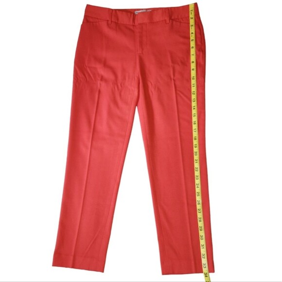 Gap Orange Slim Cropped Pants Tailored Ankle  Length Size 2 Great for office - Picture 6 of 9